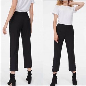 Club Monaco Linnzie  Black Cropped Pants Size 2